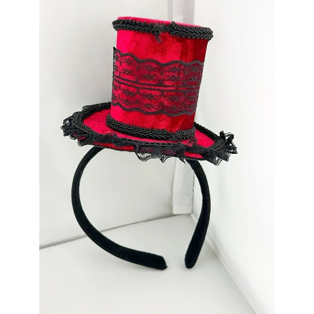 Spirit Halloween Gothic Mini Top Hat Headband From 2014.